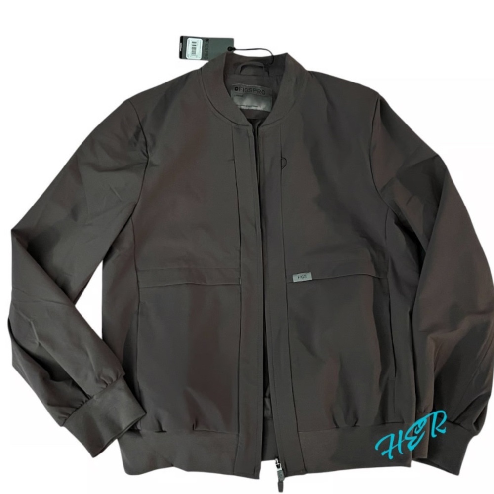 HTF FIGSPRO Bomber Jacket Willow L NEW